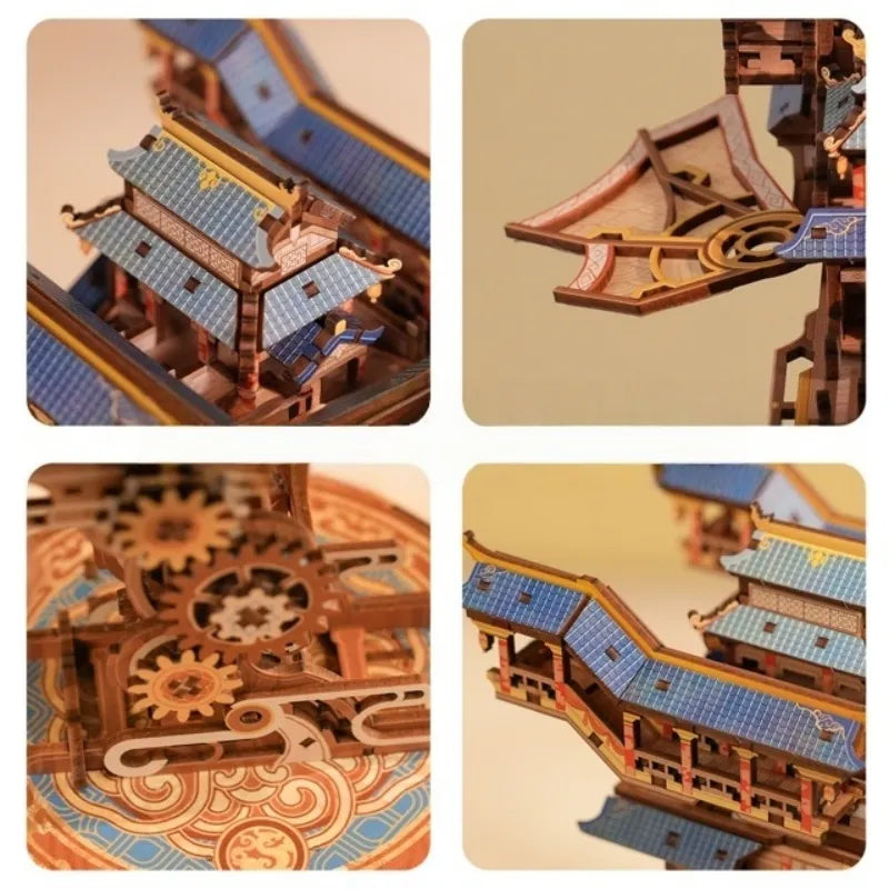 Puzzle de madera 3D - Viajero del viento