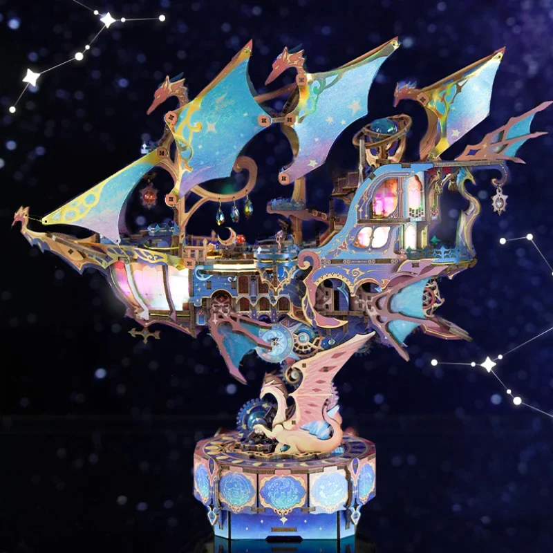 Rompecabezas de madera 3D - Galaxia mágica