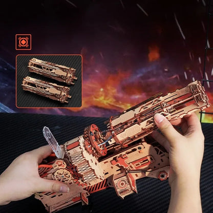 Puzzle de madera 3D - Ciclón ardiente