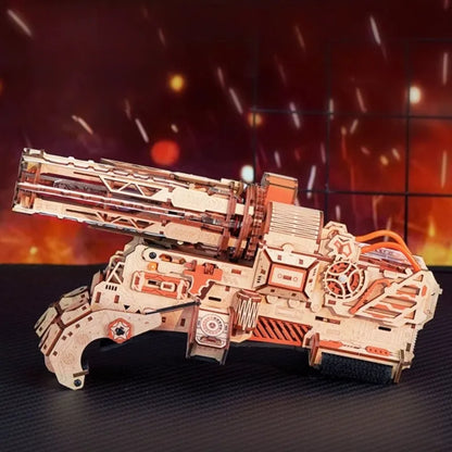 Puzzle de madera 3D - Ciclón ardiente