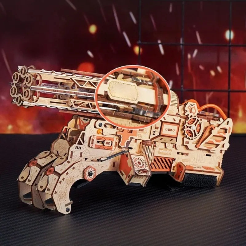 Puzzle de madera 3D - Ciclón ardiente