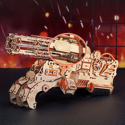 Puzzle de madera 3D - Ciclón ardiente