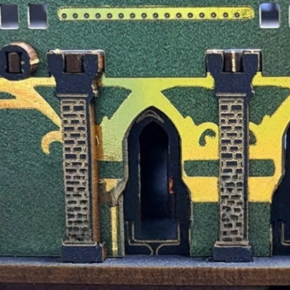 Puzzle de madera 3D - Arca de la ballena del universo