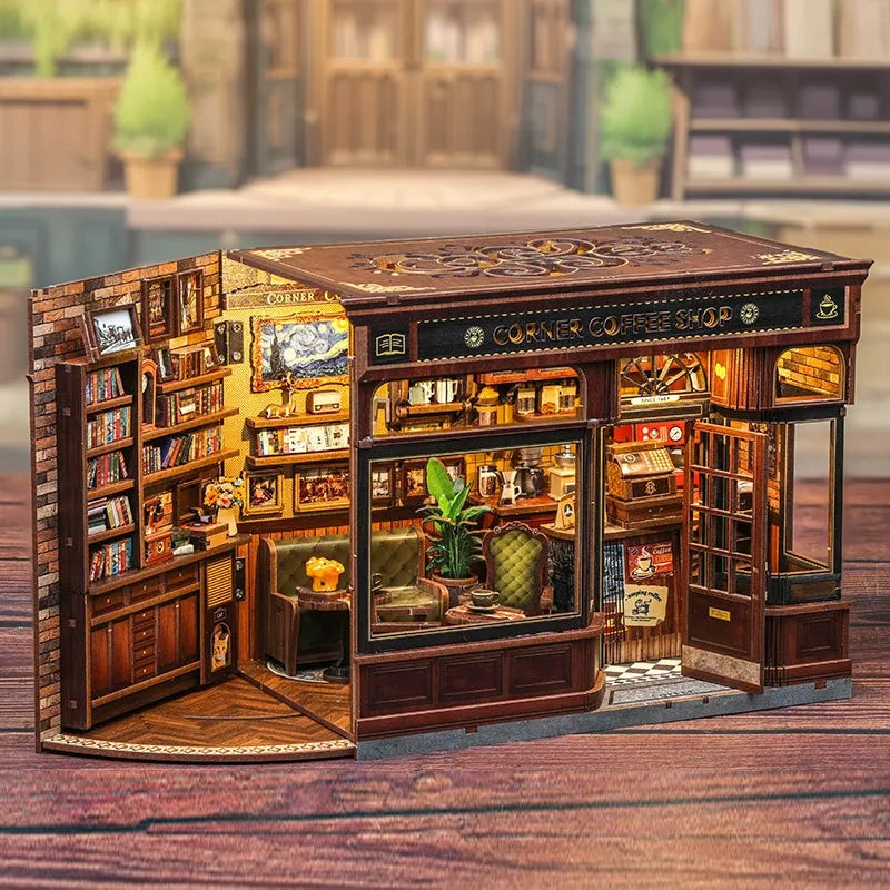 Casa en miniatura - Cafetería de la esquina