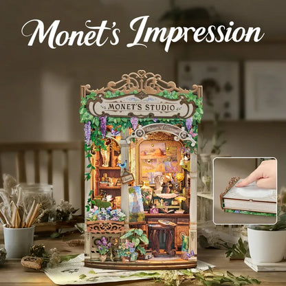 Book Nook - Impresión de Monet