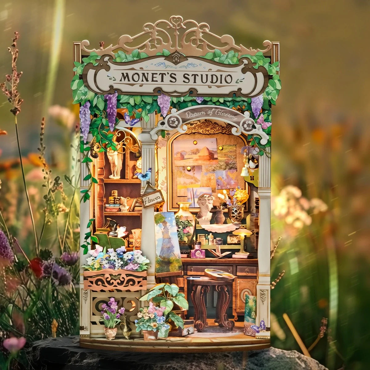 Book Nook - Impresión de Monet