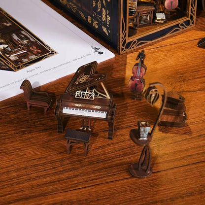 Book Nook - Pianista con Ruiseñor