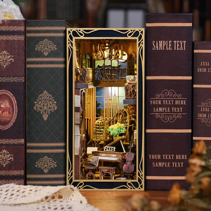 Book Nook - Pianista con Ruiseñor