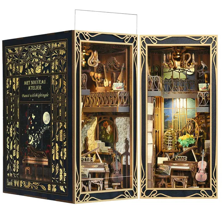 Book Nook - Pianista con Ruiseñor