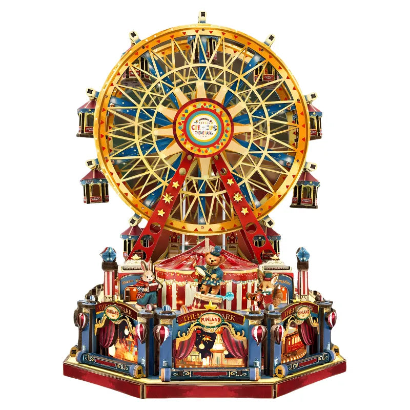 Caja de música de madera DIY - Century Ferris Wheel