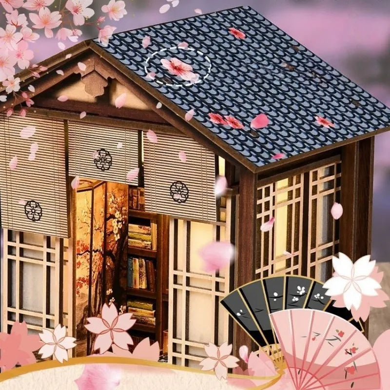 Kit de Casa en Miniatura - Jardín de Armonía con Linterna de Musgo