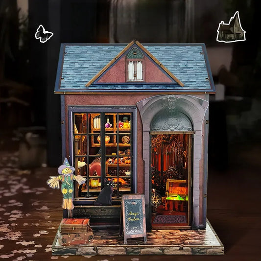 Kit de casa en miniatura - Cabaña oscura