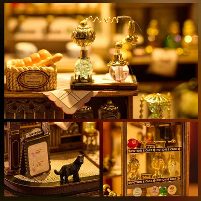 Kit de casa en miniatura - Cafetería mágica