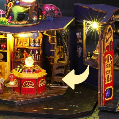 Kit de casa en miniatura - Estación de energía mágica