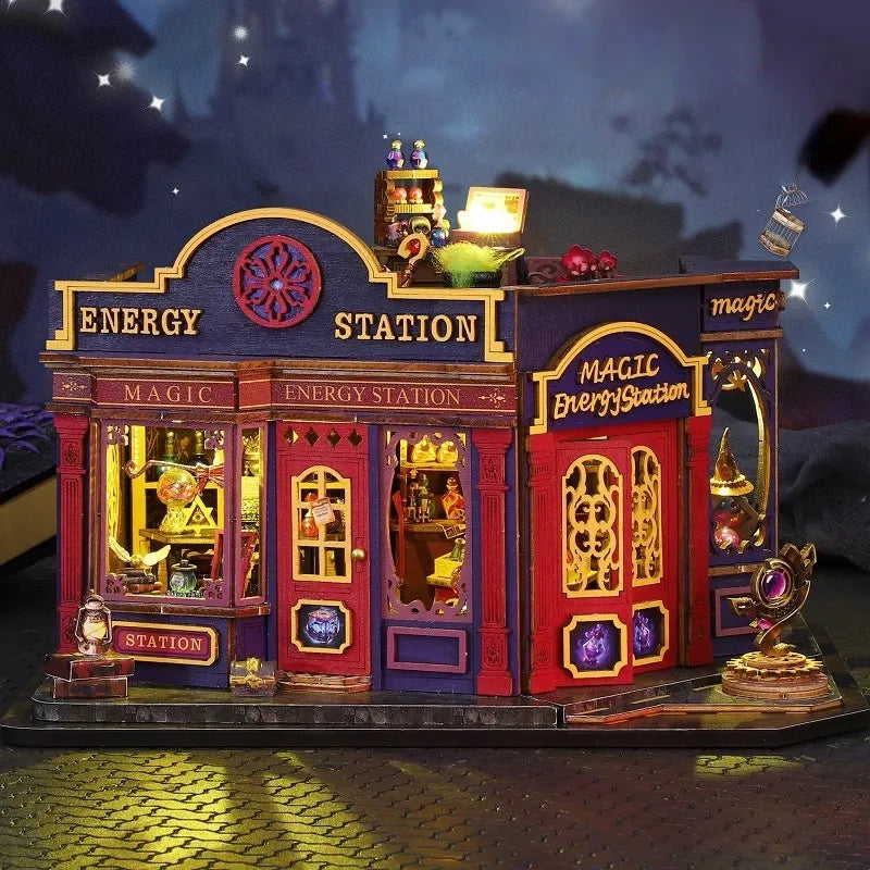 Kit de casa en miniatura - Estación de energía mágica